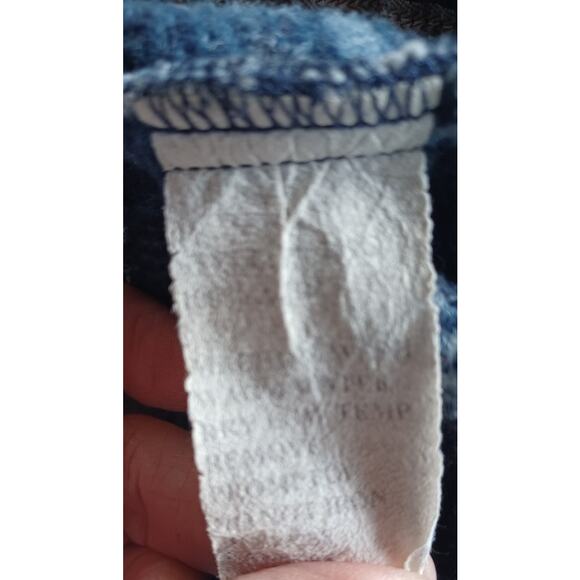 VTG County Clothing Co. Full-Zip Fleece Jacket Nordic Deer & Snowflake Medium - Picture 6 of 6